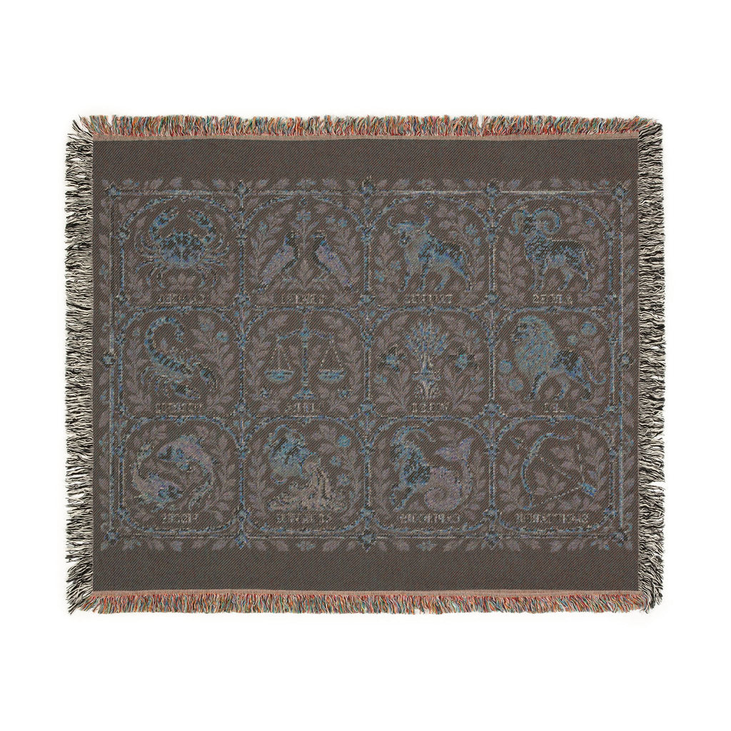 Zodiac Garden Woven Blanket