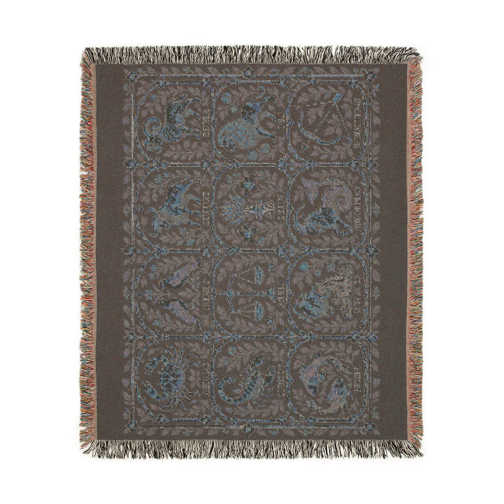 Zodiac Garden Woven Blanket