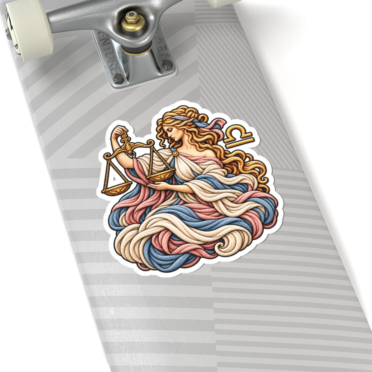 Libra (Woman) Astrology Kiss-Cut Sticker | Zodiac Decal