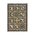 Zodiac Garden Woven Blanket