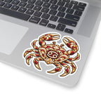 Cancer (Red) Astrology Kiss-Cut Sticker | Crab Zodiac Decal