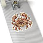 Cancer (Red) Astrology Kiss-Cut Sticker | Crab Zodiac Decal