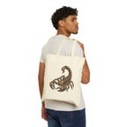 Scorpion Graphic Tote Bag — Zodiac Scorpio Canvas Tote