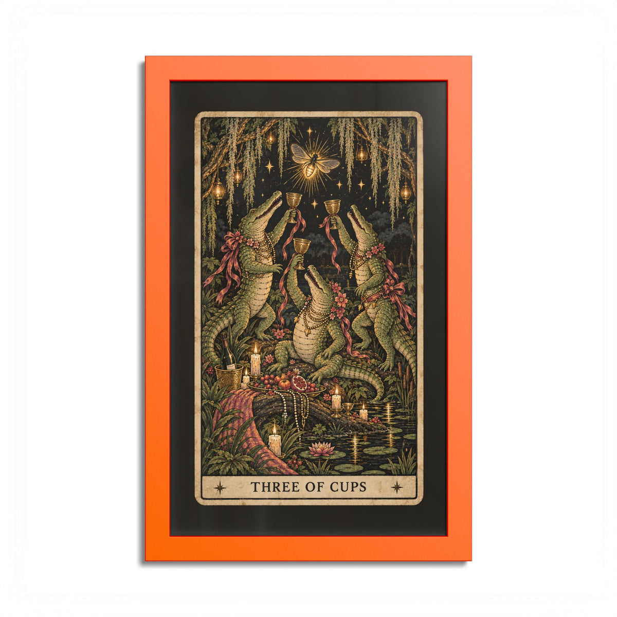 Three of Cups Tarot Poster