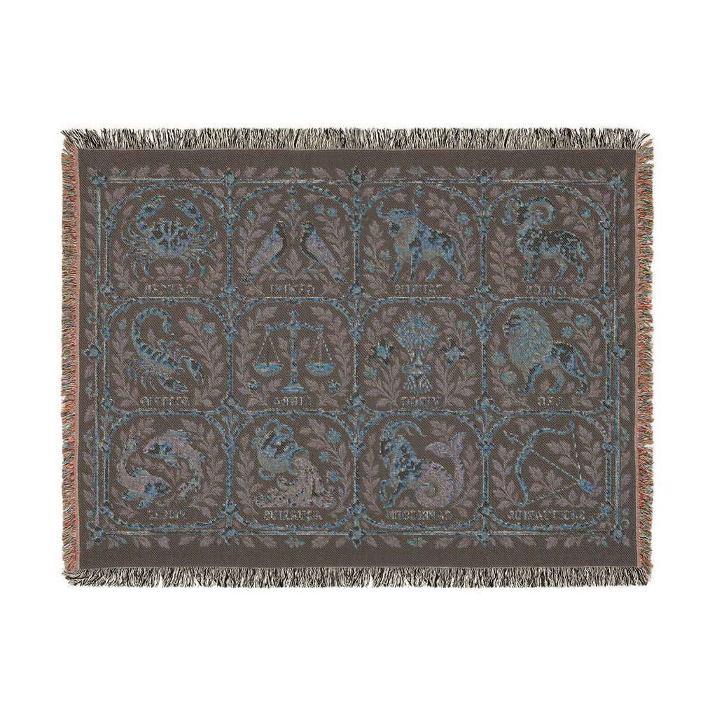 Zodiac Garden Woven Blanket