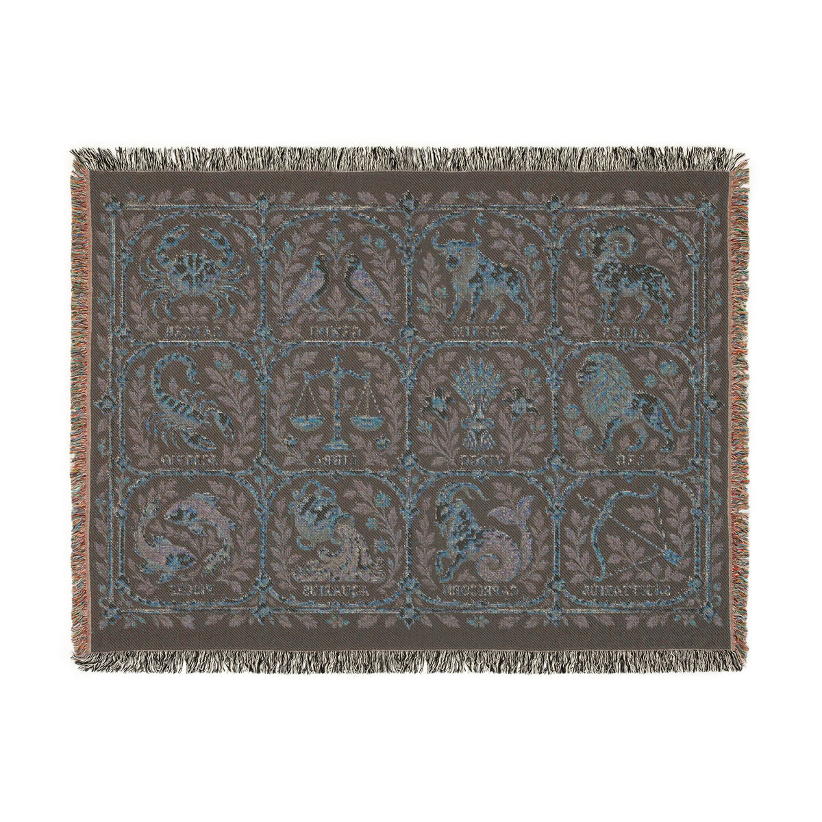 Zodiac Garden Woven Blanket