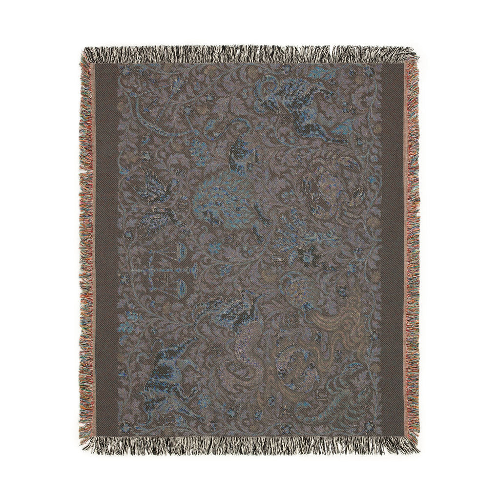 Signs Among the Vines, Woven Astrology Blanket