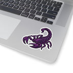 Scorpio (Purple) Astrology Kiss-Cut Sticker | Scorpion Zodiac Decal