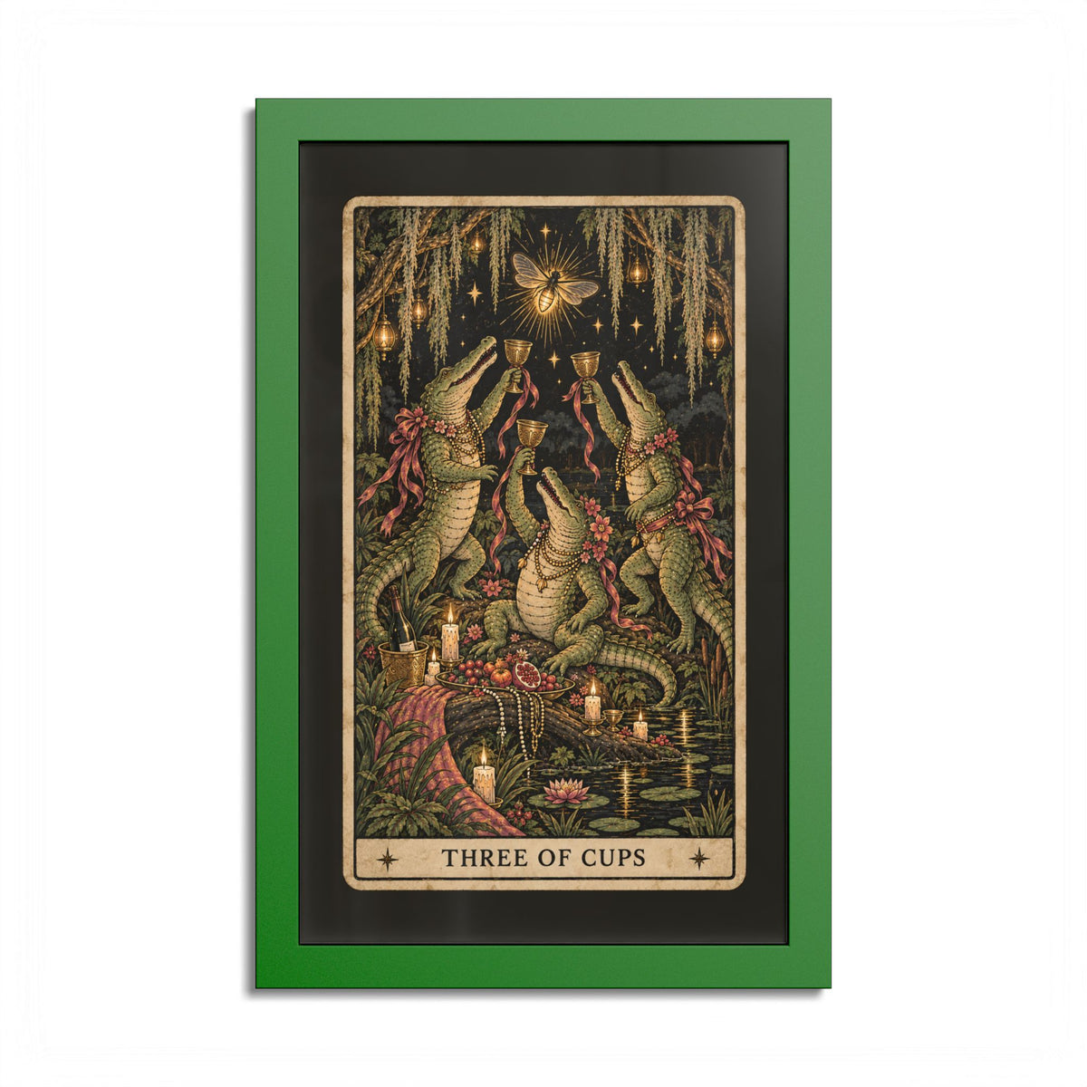 Three of Cups Tarot Poster