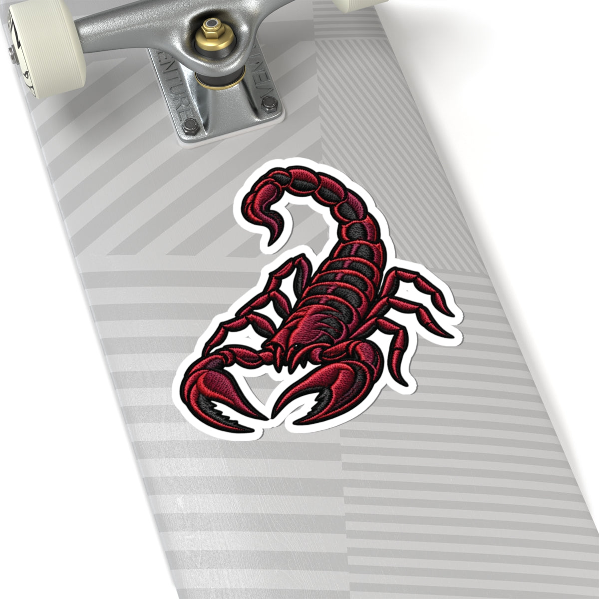 Scorpio (Red) Astrology Kiss-Cut Sticker | Scorpion Zodiac Decal
