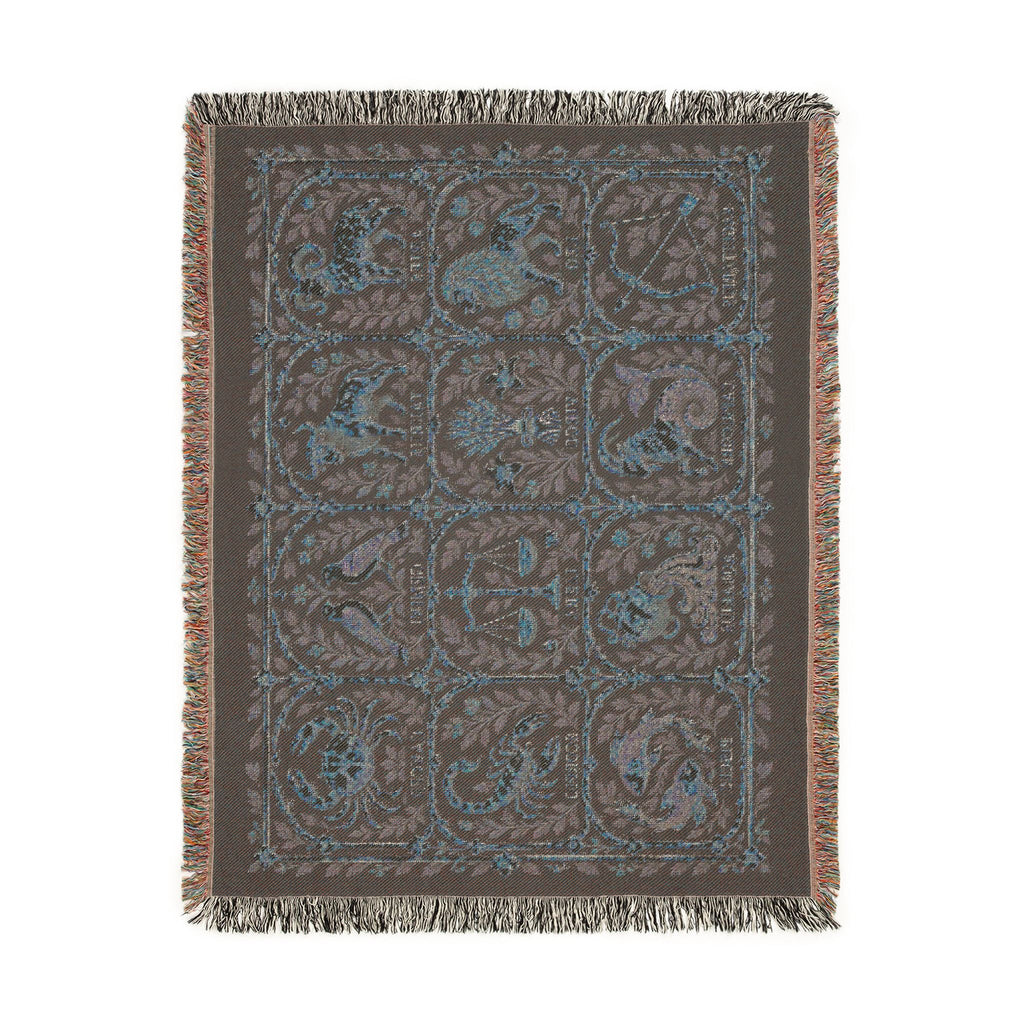 Zodiac Garden Woven Blanket