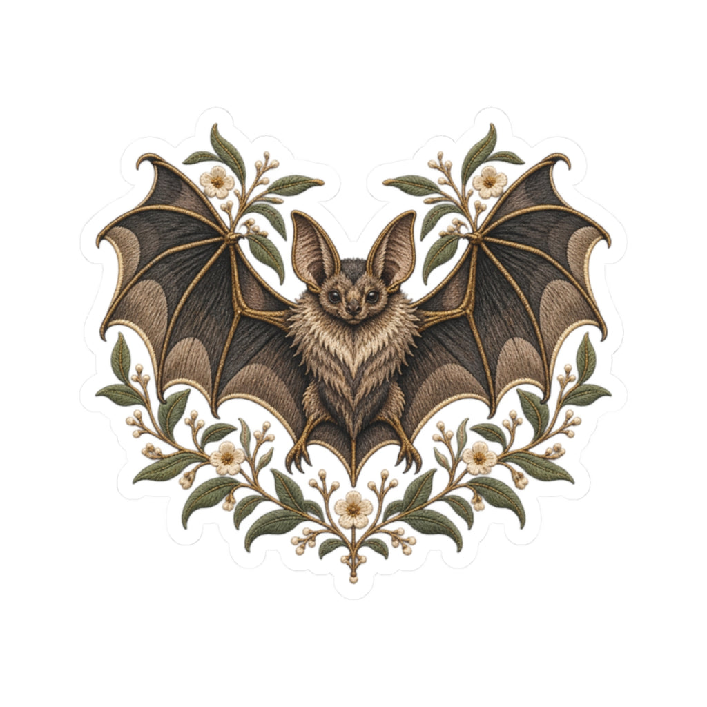 Bat Familiar Kiss-Cut Sticker
