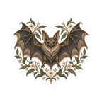 Bat Familiar Kiss-Cut Sticker