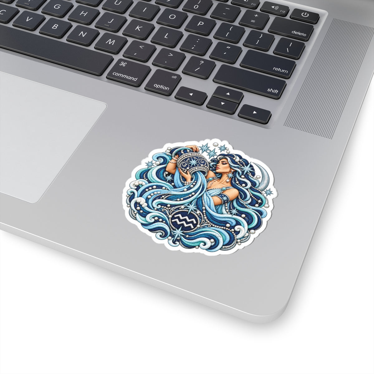 Aquarius (Blue) Constellation Kiss-Cut Sticker | Zodiac Decal