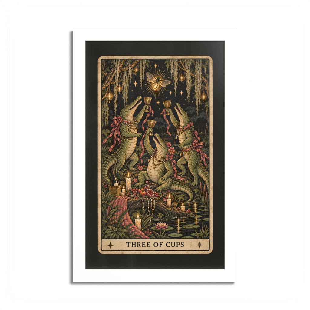 Three of Cups Tarot Poster