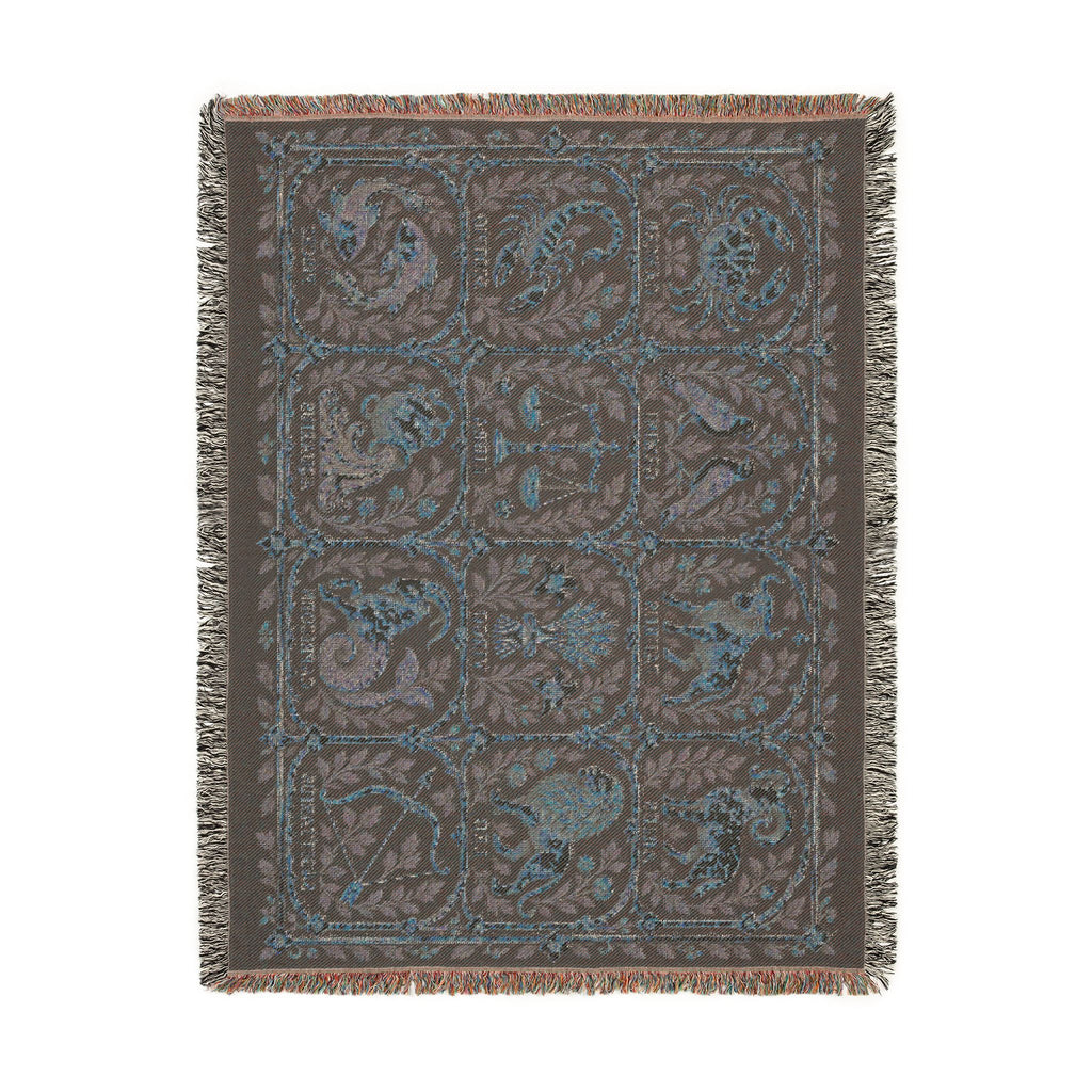 Zodiac Garden Woven Blanket