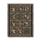 Zodiac Garden Woven Blanket