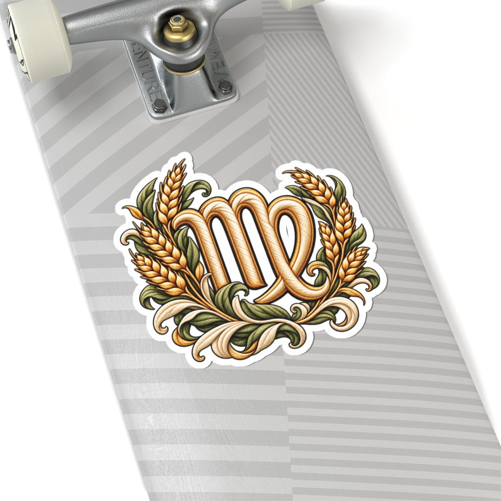 Virgo Astrology Kiss-Cut Sticker | Zodiac Symbol Decal