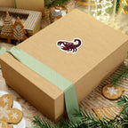 Scorpio (Red) Astrology Kiss-Cut Sticker | Scorpion Zodiac Decal
