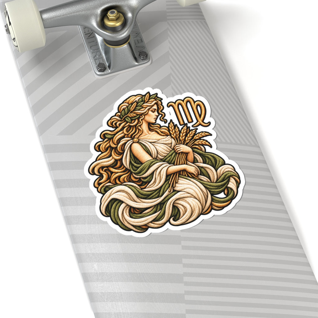 Virgo (Woman) Astrology Kiss-Cut Sticker | Zodiac Decal