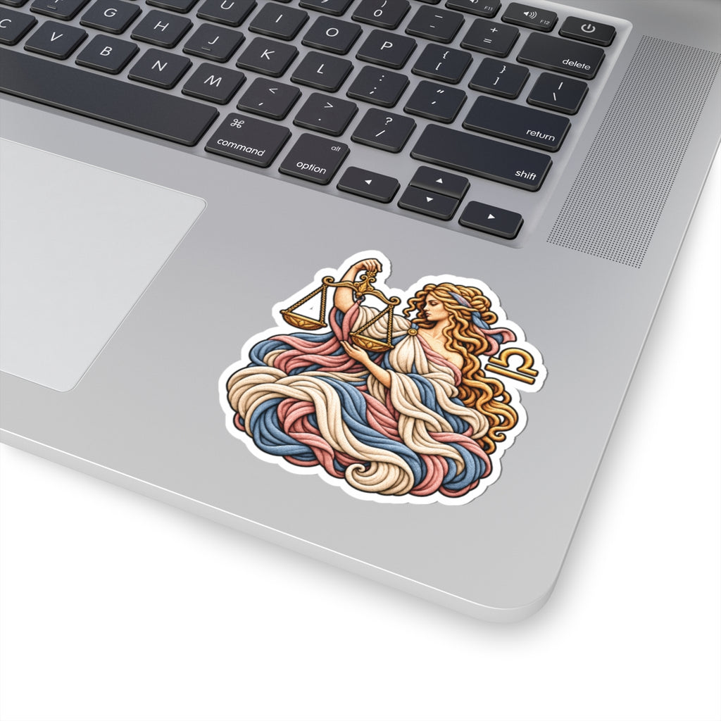 Libra (Woman) Astrology Kiss-Cut Sticker | Zodiac Decal