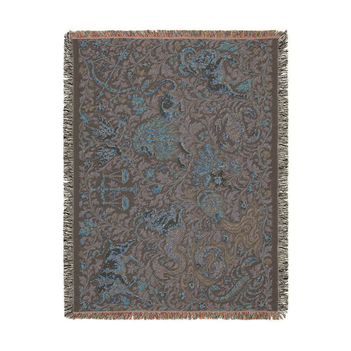 Signs Among the Vines, Woven Astrology Blanket