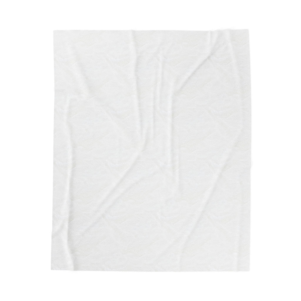 Hopping Rabbits Velveteen Plush Blanket