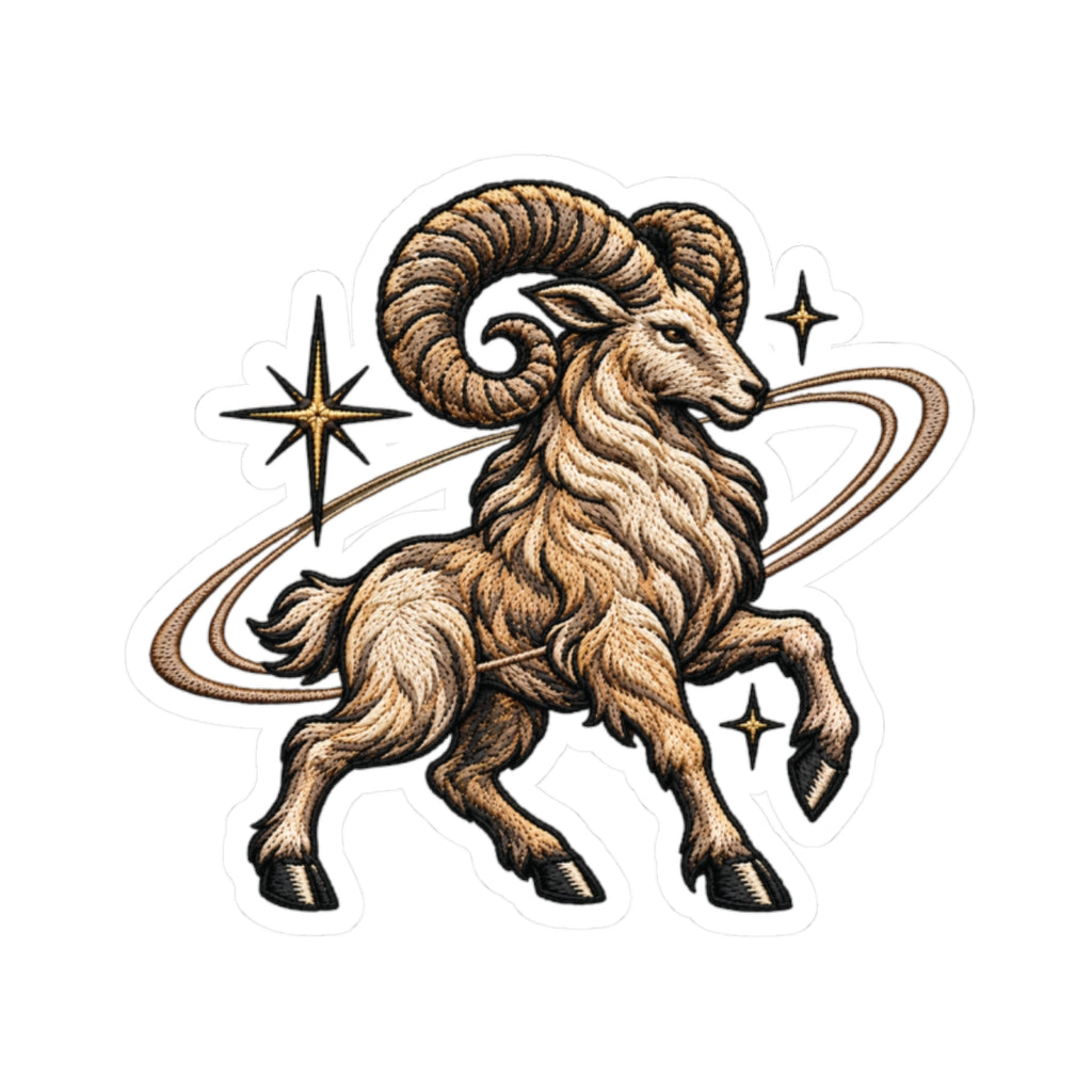 Aries Constellation Kiss-Cut Sticker | Zodiac Decal