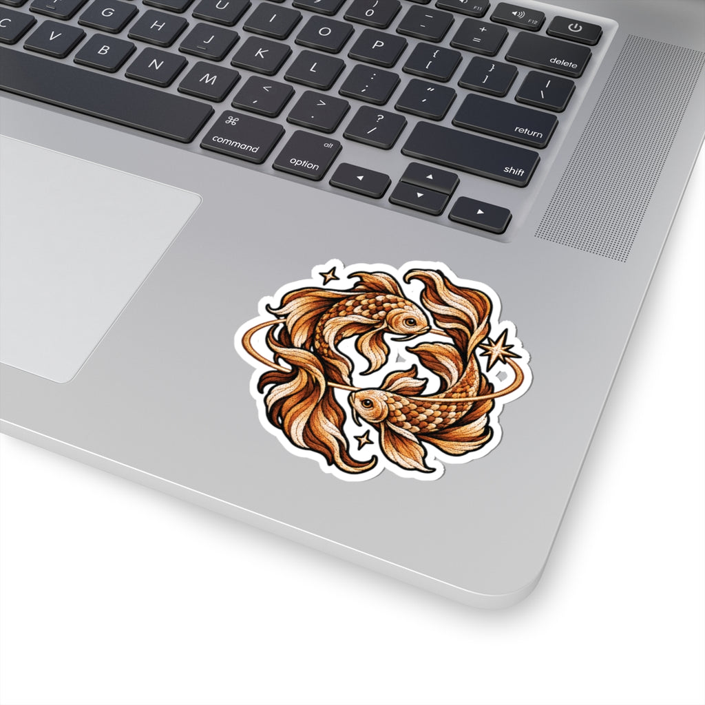 Pisces Constellation Kiss-Cut Sticker | Zodiac Decal