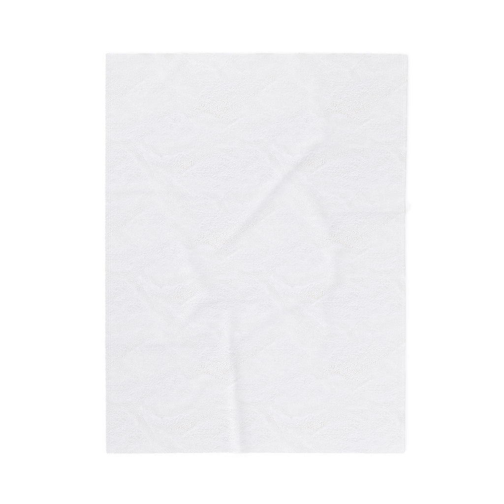 Hopping Rabbits Velveteen Plush Blanket