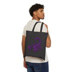 Scorpion Graphic Tote Bag — Zodiac Scorpio Canvas Tote