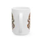 Zodiac Cancer Crab Ceramic Mug — Astrological Horoscope Tea Coffee Cup (11oz, 15oz)