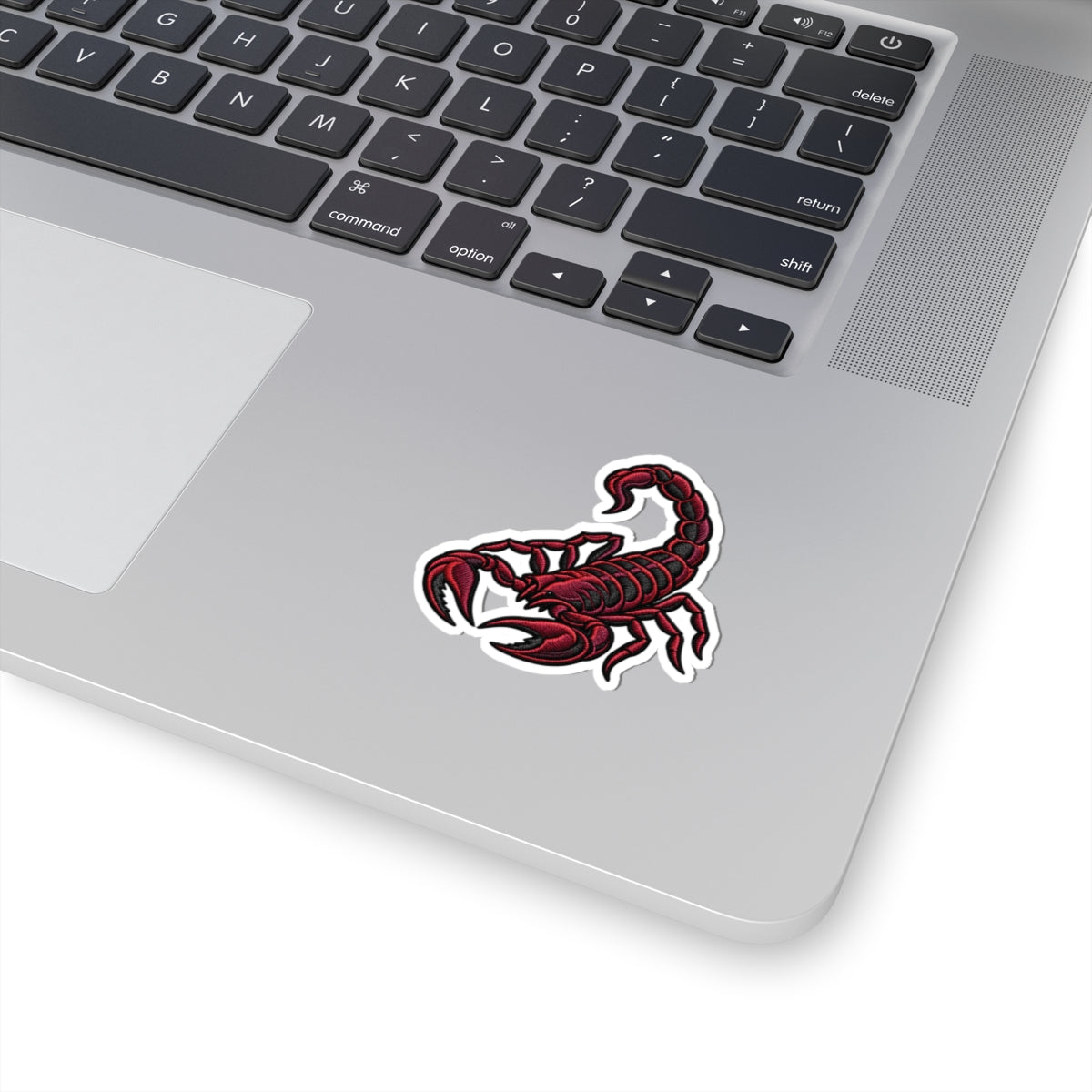 Scorpio (Red) Astrology Kiss-Cut Sticker | Scorpion Zodiac Decal