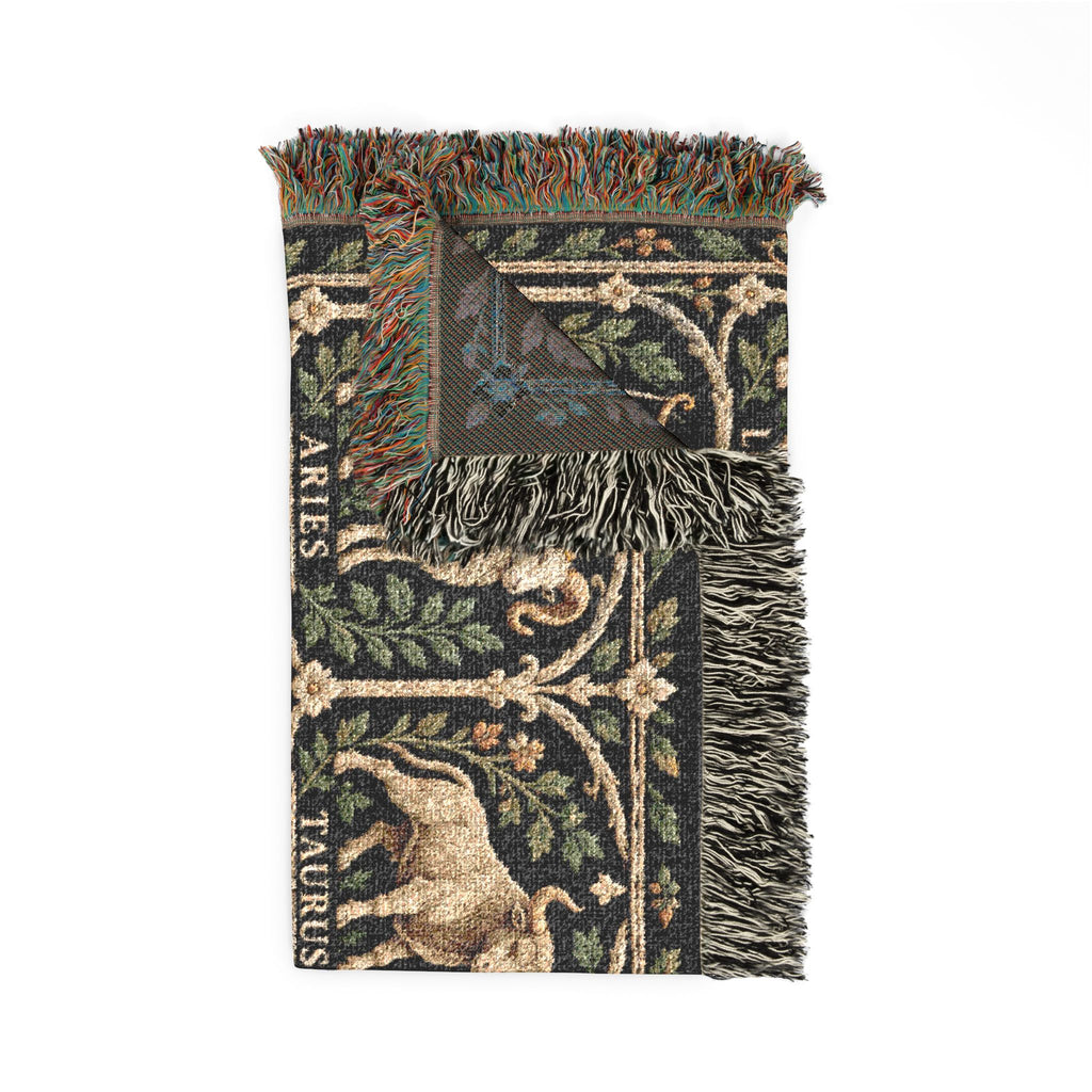 Zodiac Garden Woven Blanket