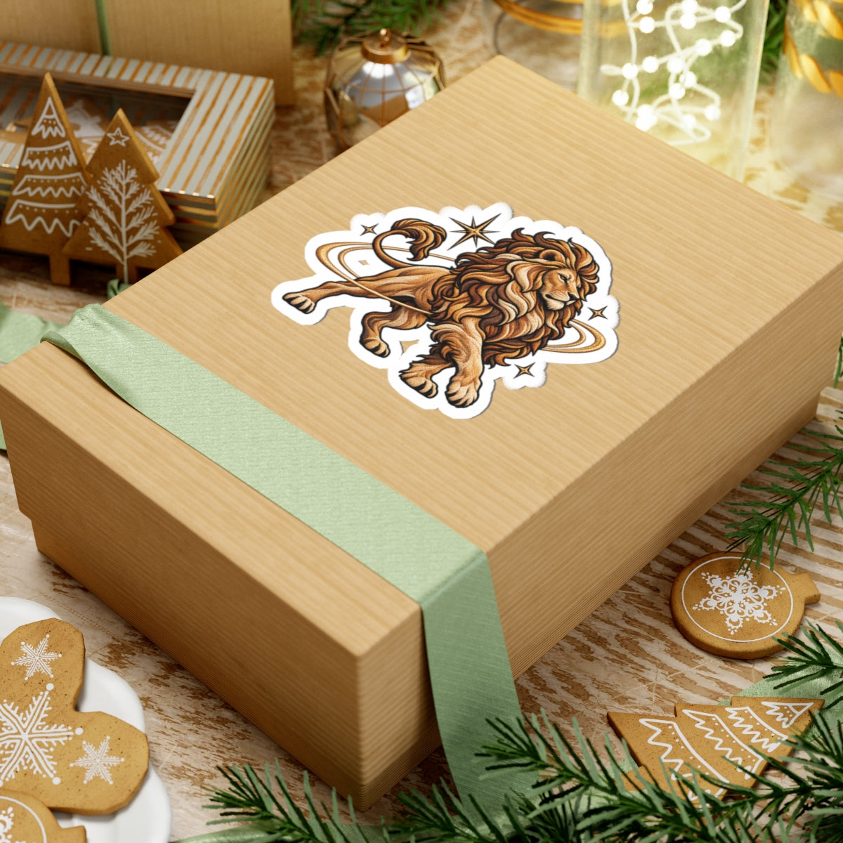 Leo Astrology Kiss-Cut Sticker | Lion Zodiac Decal