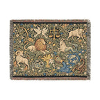 Signs Among the Vines, Woven Astrology Blanket