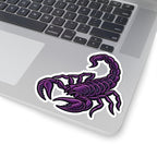 Scorpio (Purple) Astrology Kiss-Cut Sticker | Scorpion Zodiac Decal