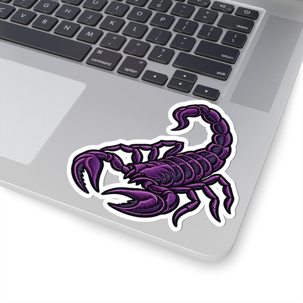 Scorpio (Purple) Astrology Kiss-Cut Sticker | Scorpion Zodiac Decal