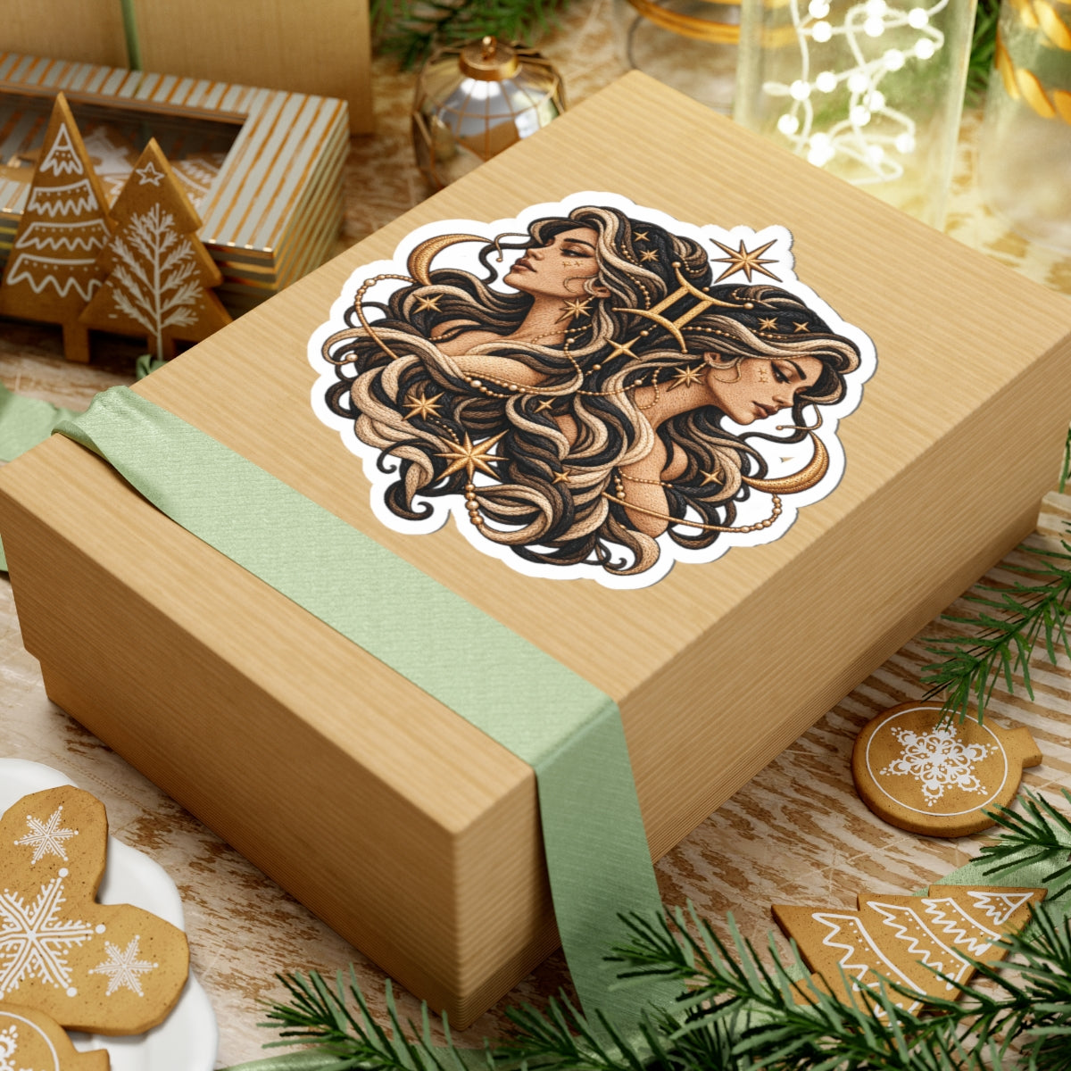 Gemini Astrology Kiss-Cut Sticker | Zodiac Decal