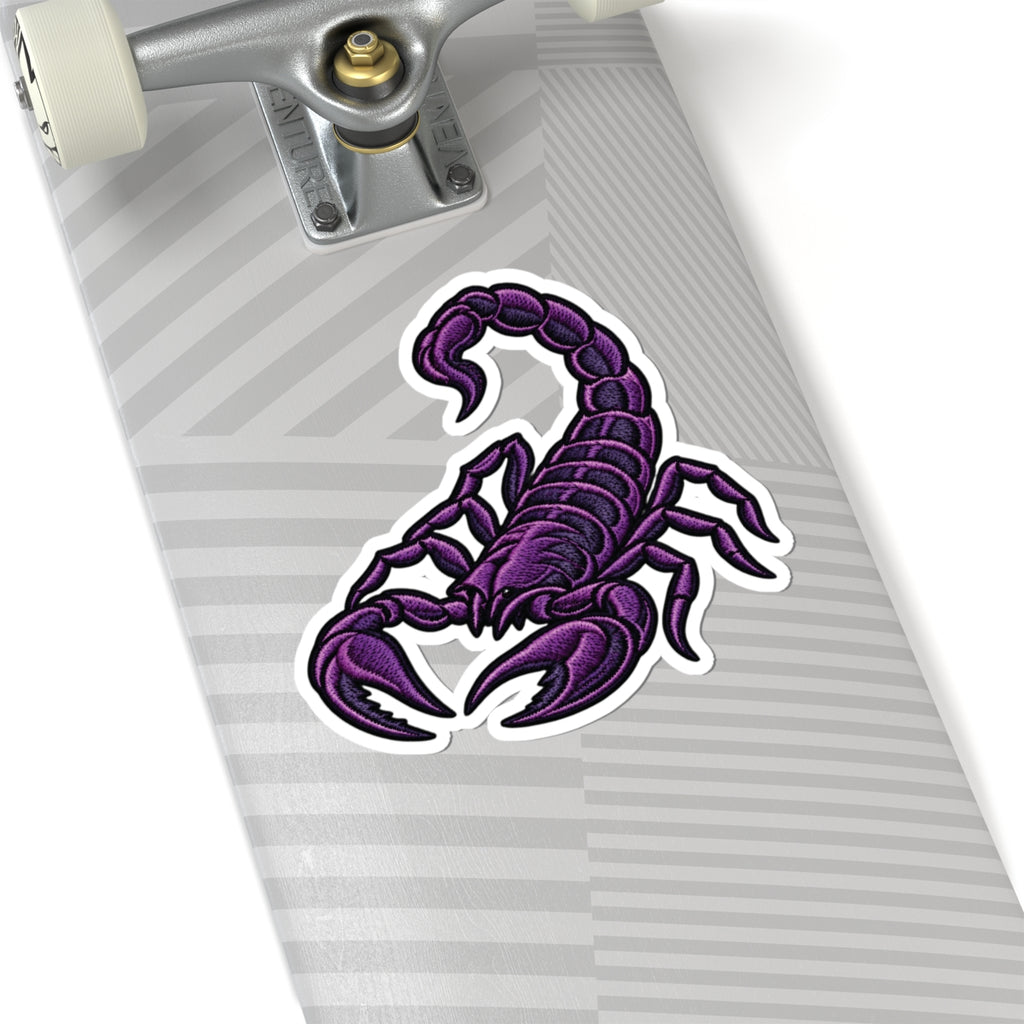 Scorpio (Purple) Astrology Kiss-Cut Sticker | Scorpion Zodiac Decal