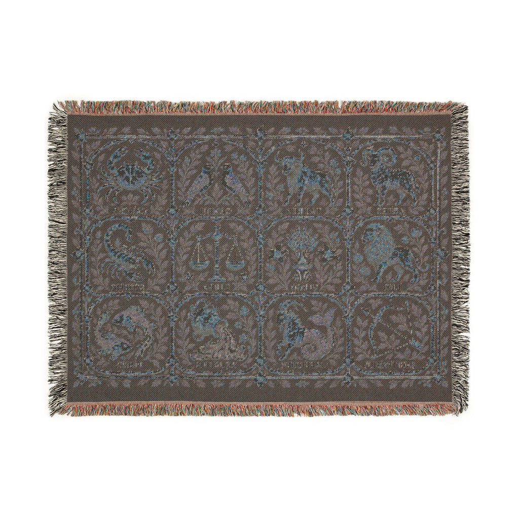 Zodiac Garden Woven Blanket