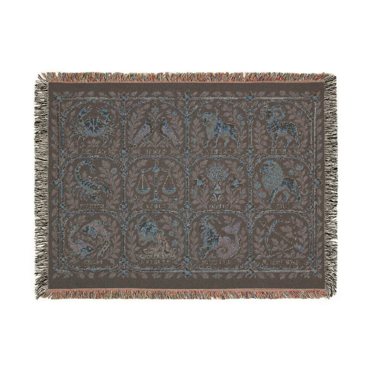 Zodiac Garden Woven Blanket