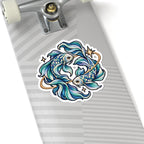 Pisces (Blue) Constellation Kiss-Cut Sticker | Zodiac Decal