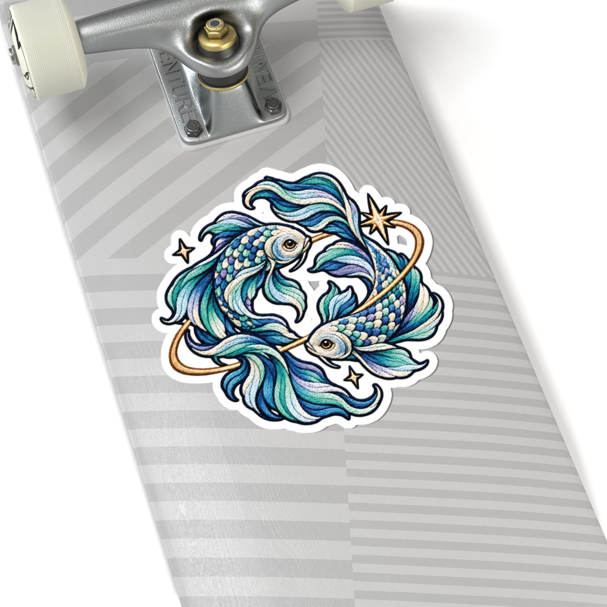 Pisces (Blue) Constellation Kiss-Cut Sticker | Zodiac Decal