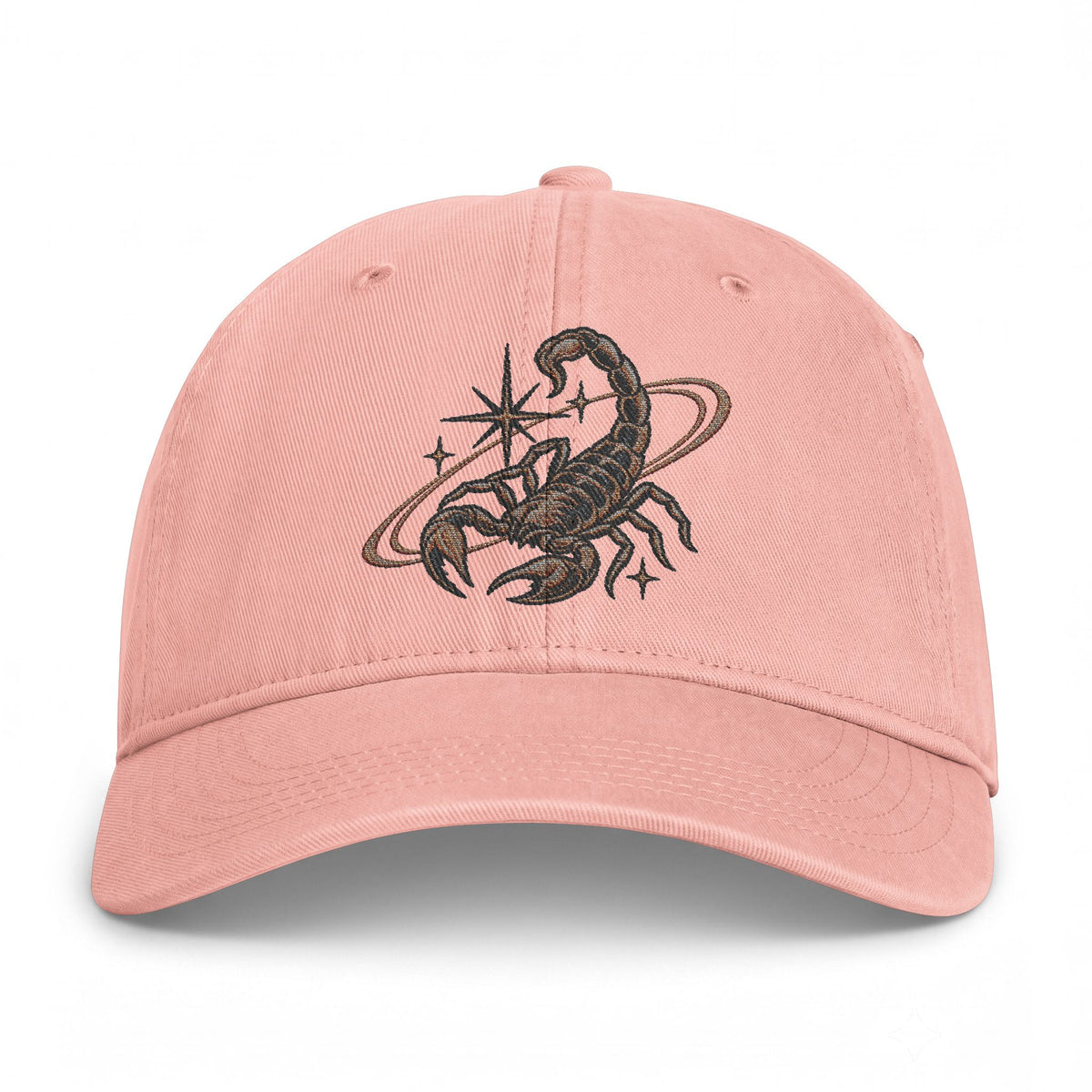 Scorpio Embroidered Coastal Washed Baseball Hat