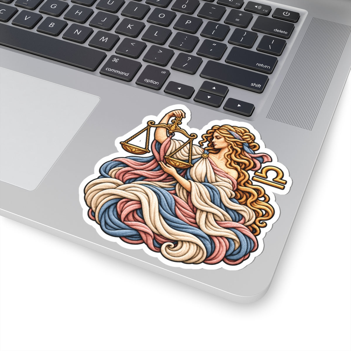 Libra (Woman) Astrology Kiss-Cut Sticker | Zodiac Decal