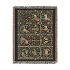 Zodiac Garden Woven Blanket