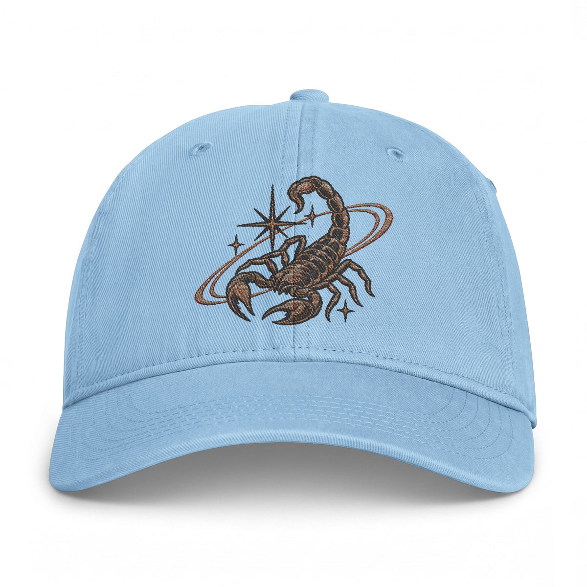 Scorpio Embroidered Coastal Washed Baseball Hat