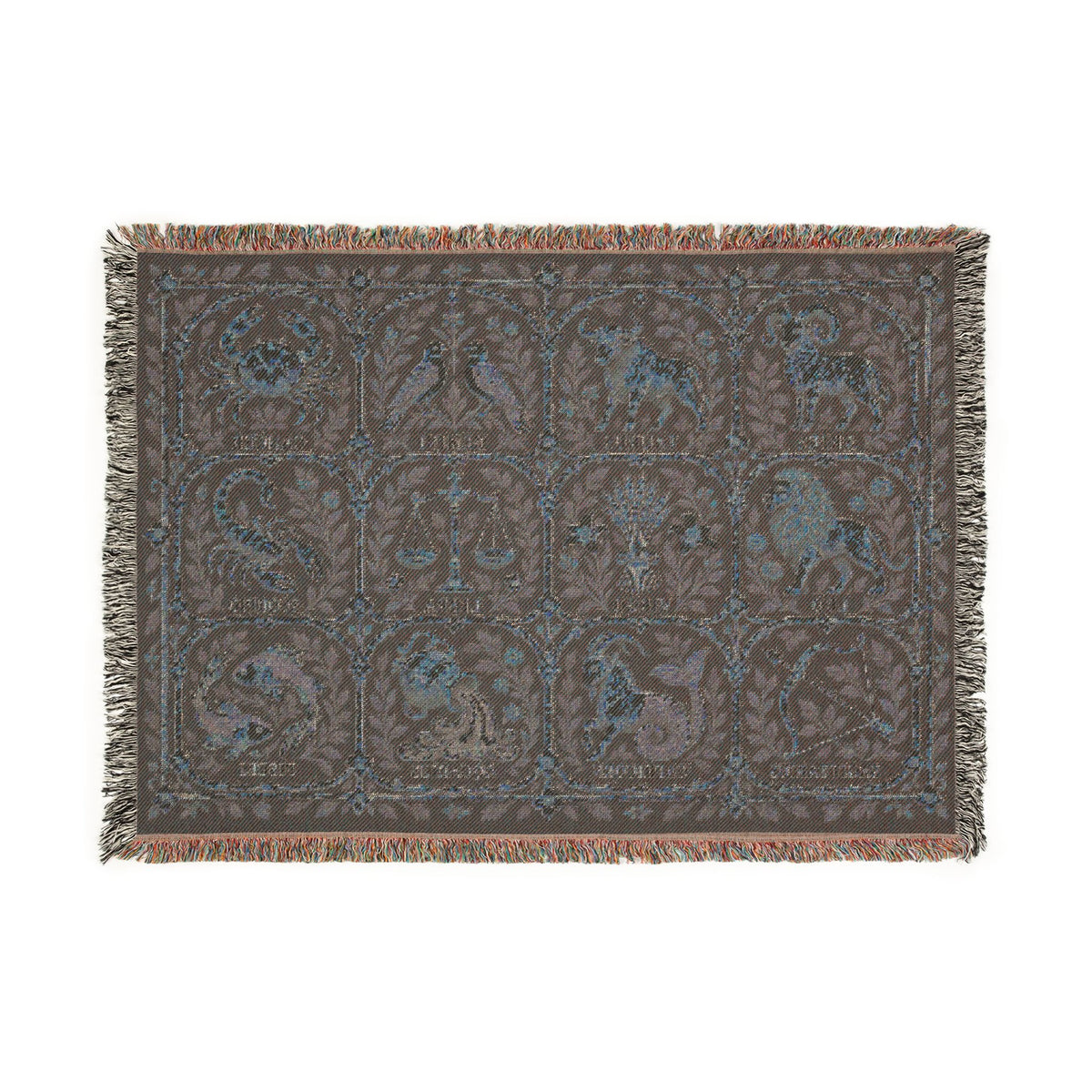 Zodiac Garden Woven Blanket