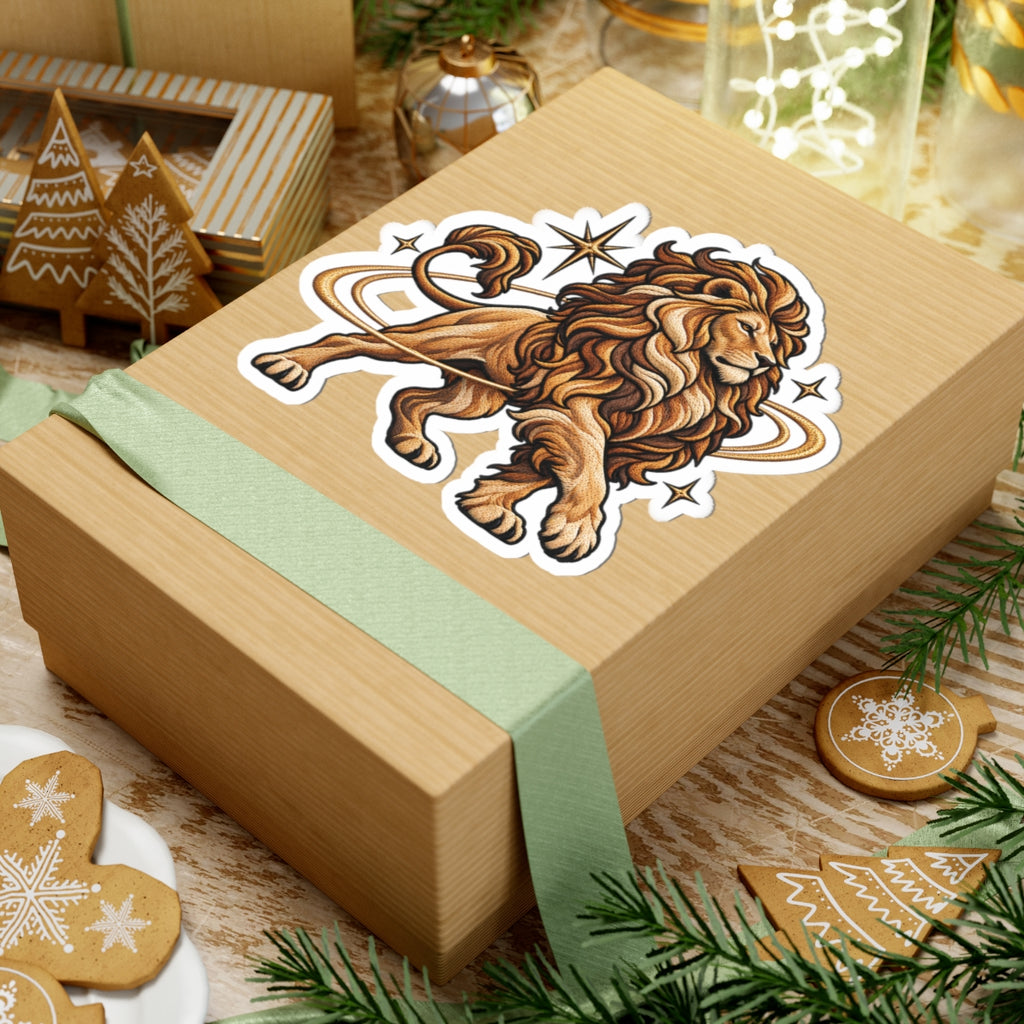 Leo Astrology Kiss-Cut Sticker | Lion Zodiac Decal